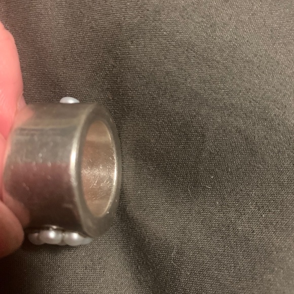 Freshwater Pearl and Sterling Silver Ring - Picture 6 of 6